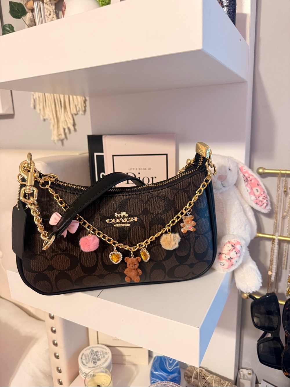Coach Brown Teri Shoulder Bag y2k
